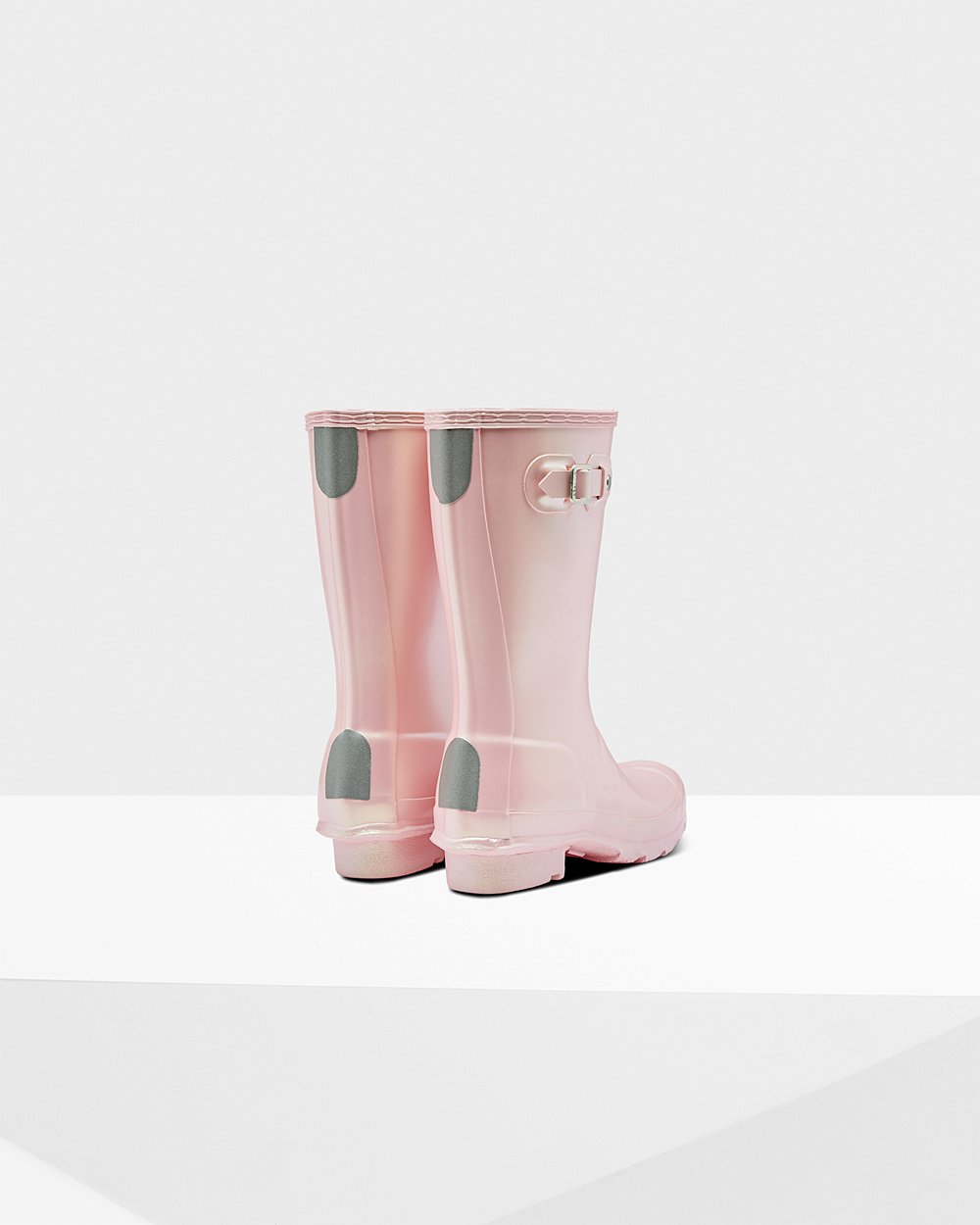 Bottes de Pluie Hunter Original Grands Nebula Enfant Rose FMWQHZL-07